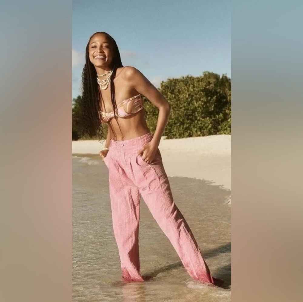 Free People Thin Line Straight Chino Pants